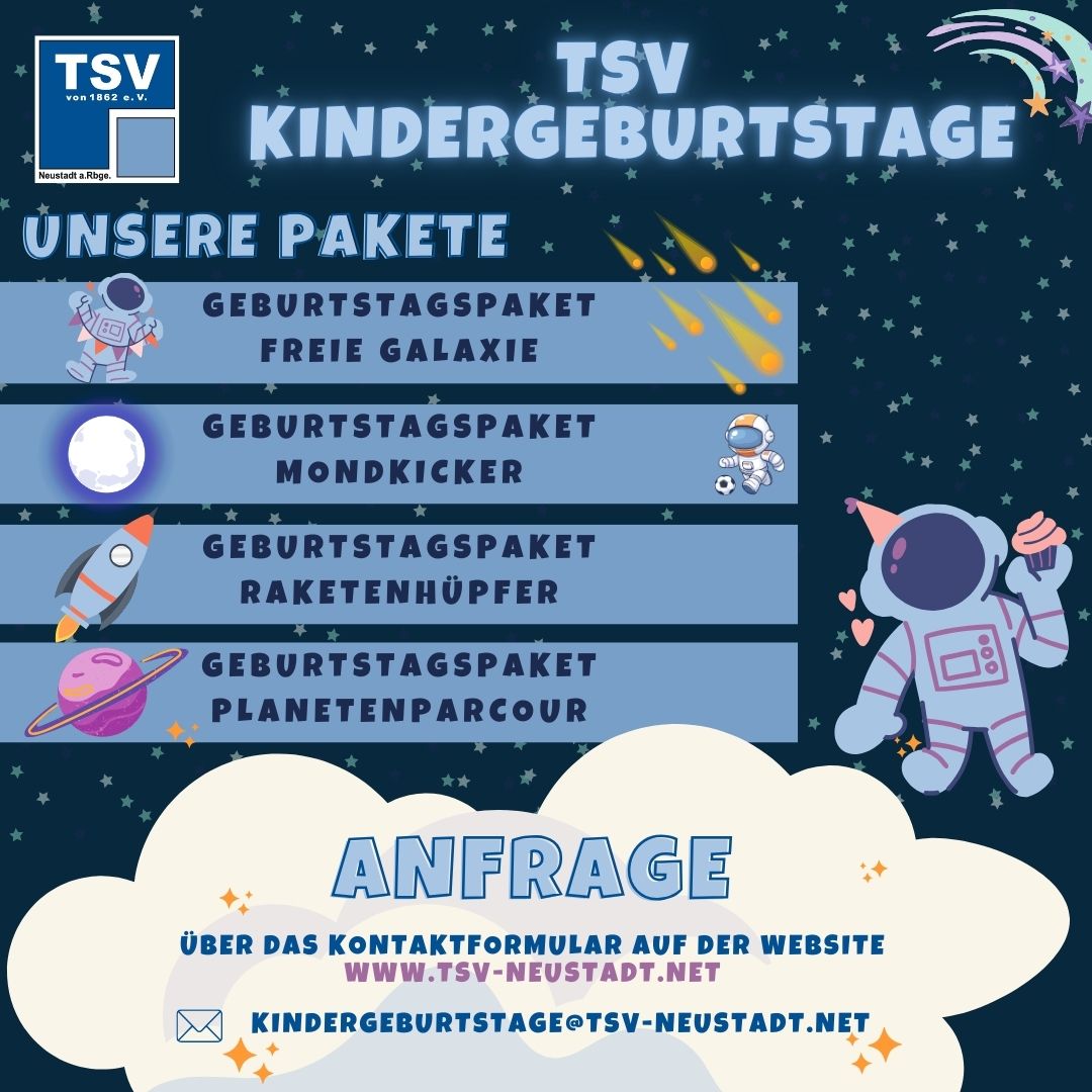 Kindergeburtstage Flyer
