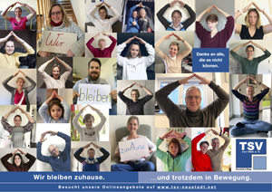 wir bleiben zu hause