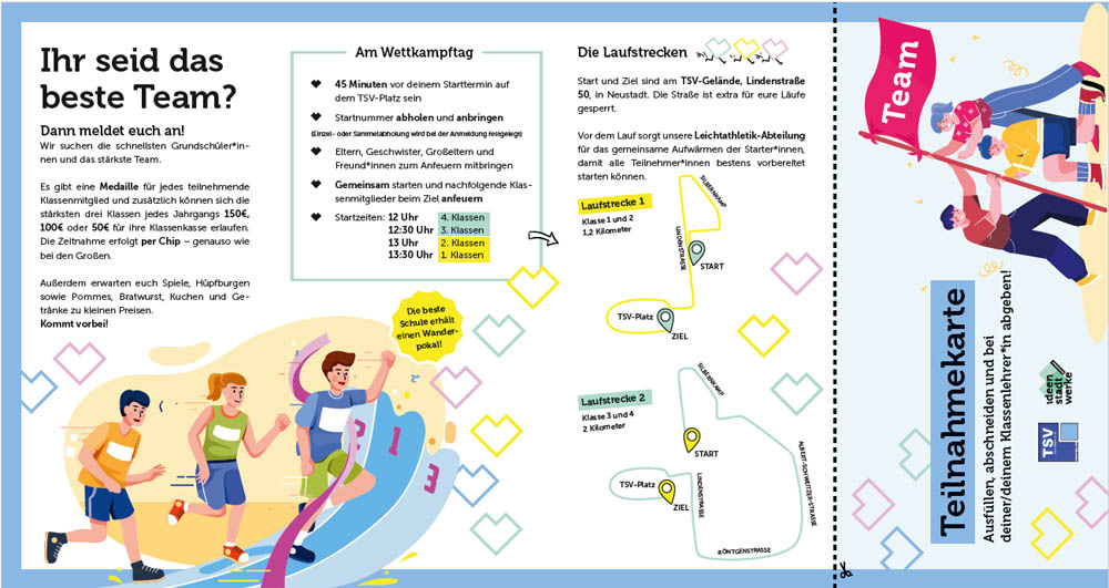 Laufmeisterschaft Grundschulen Flyer2 2024